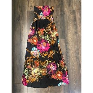 Flower maxi dress